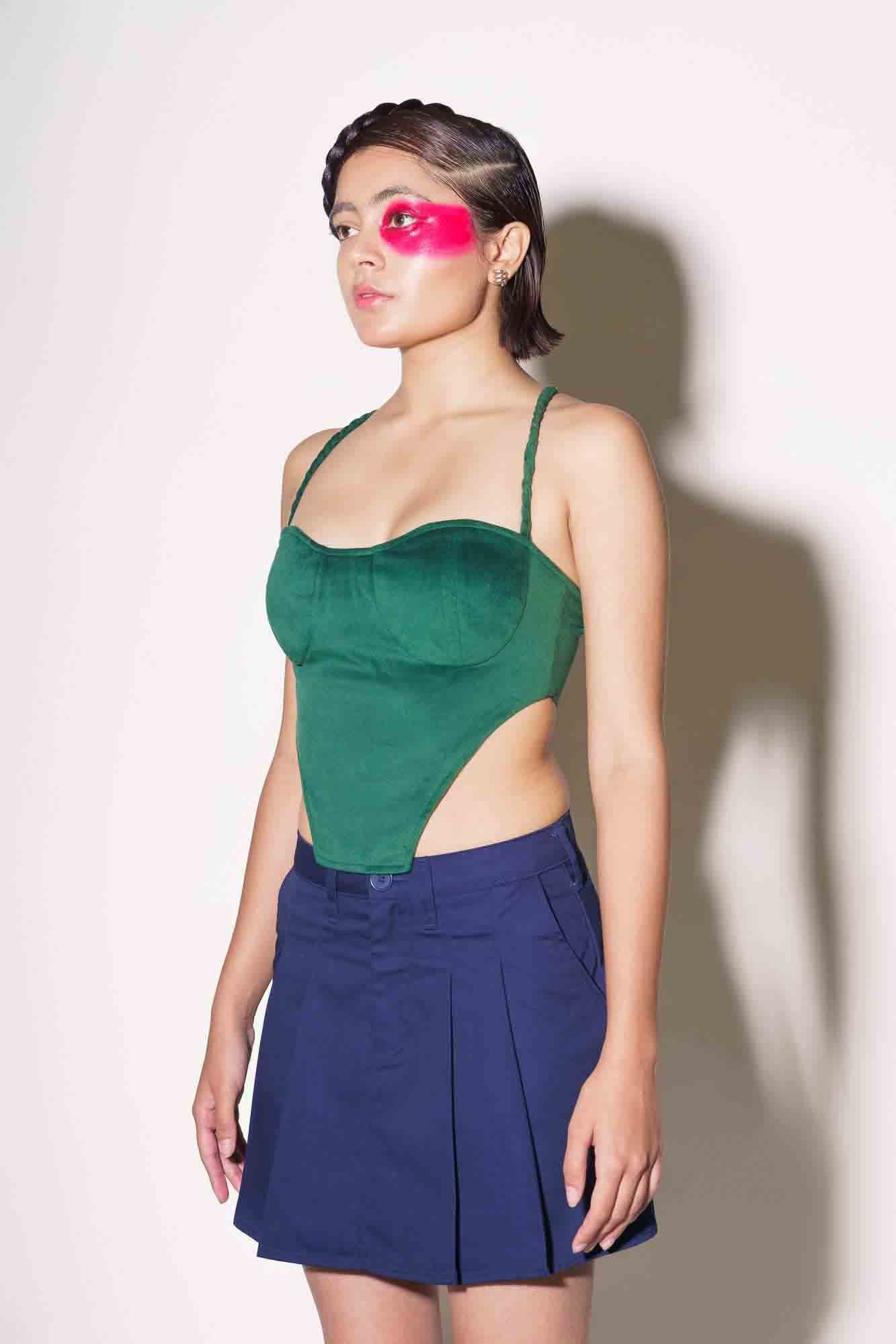 corset crop top