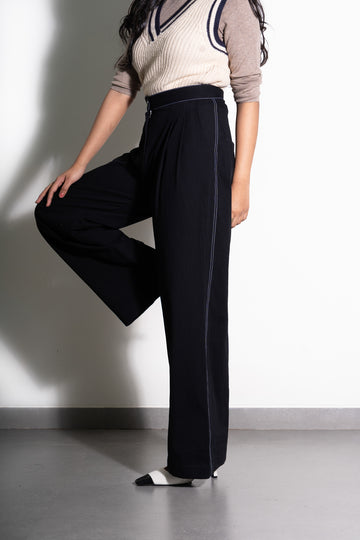 Midnight Sky Topstitch Pants