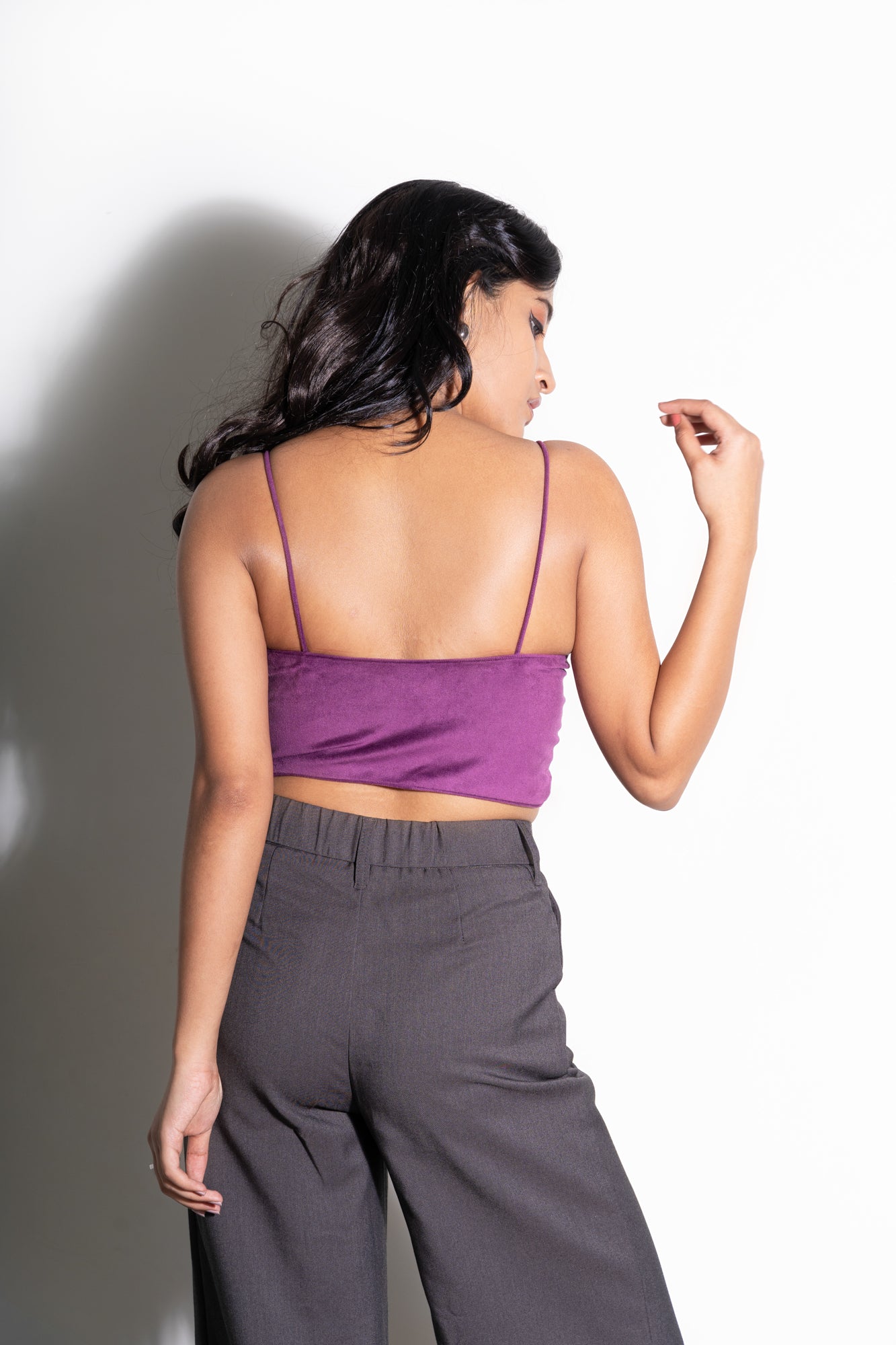 Magenta Slip Top