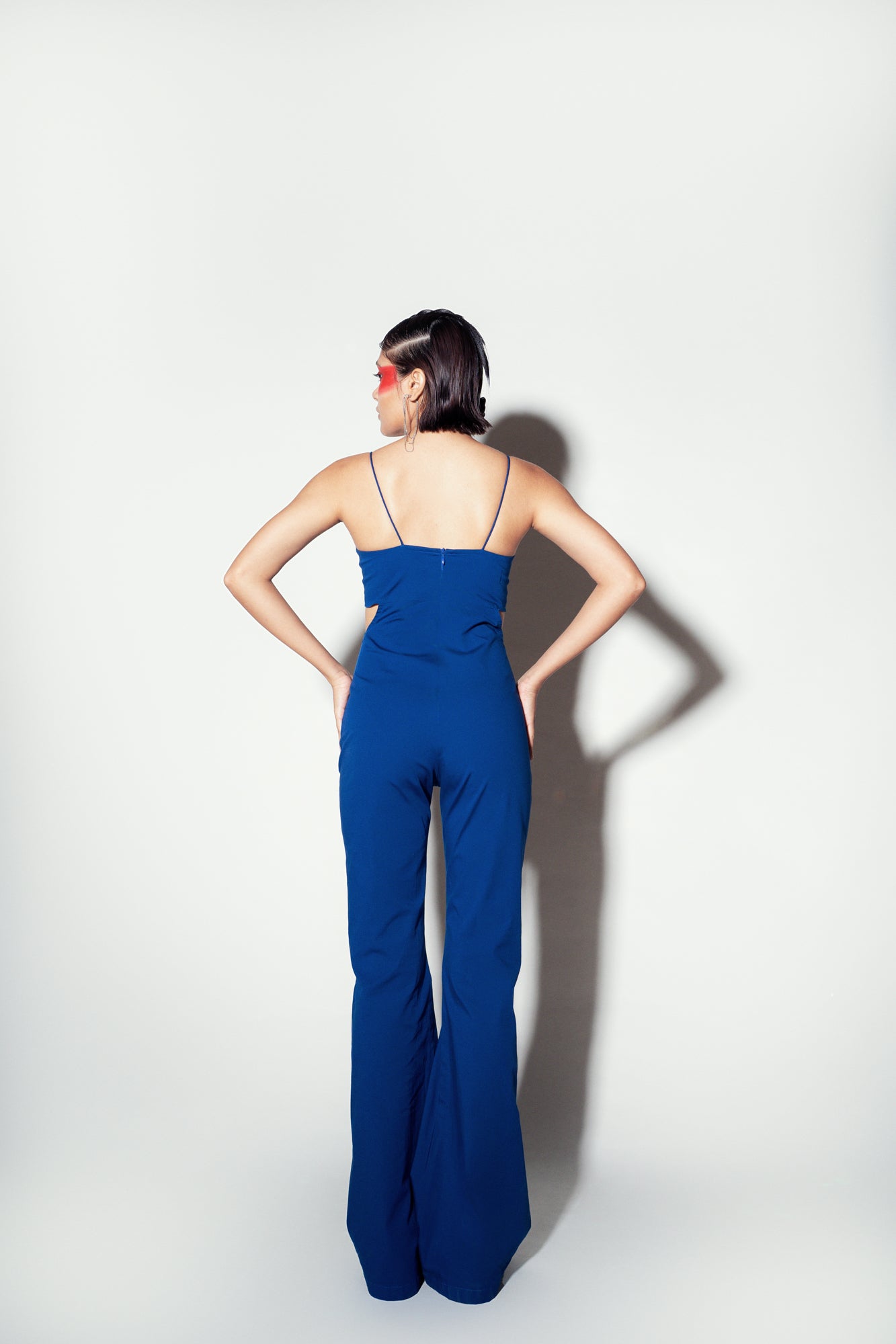 V-neck jumpsuit
