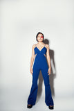 V-neck jumpsuit
