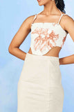 Lace Flower Corset Top