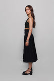 Cinched Corset Skirt Black