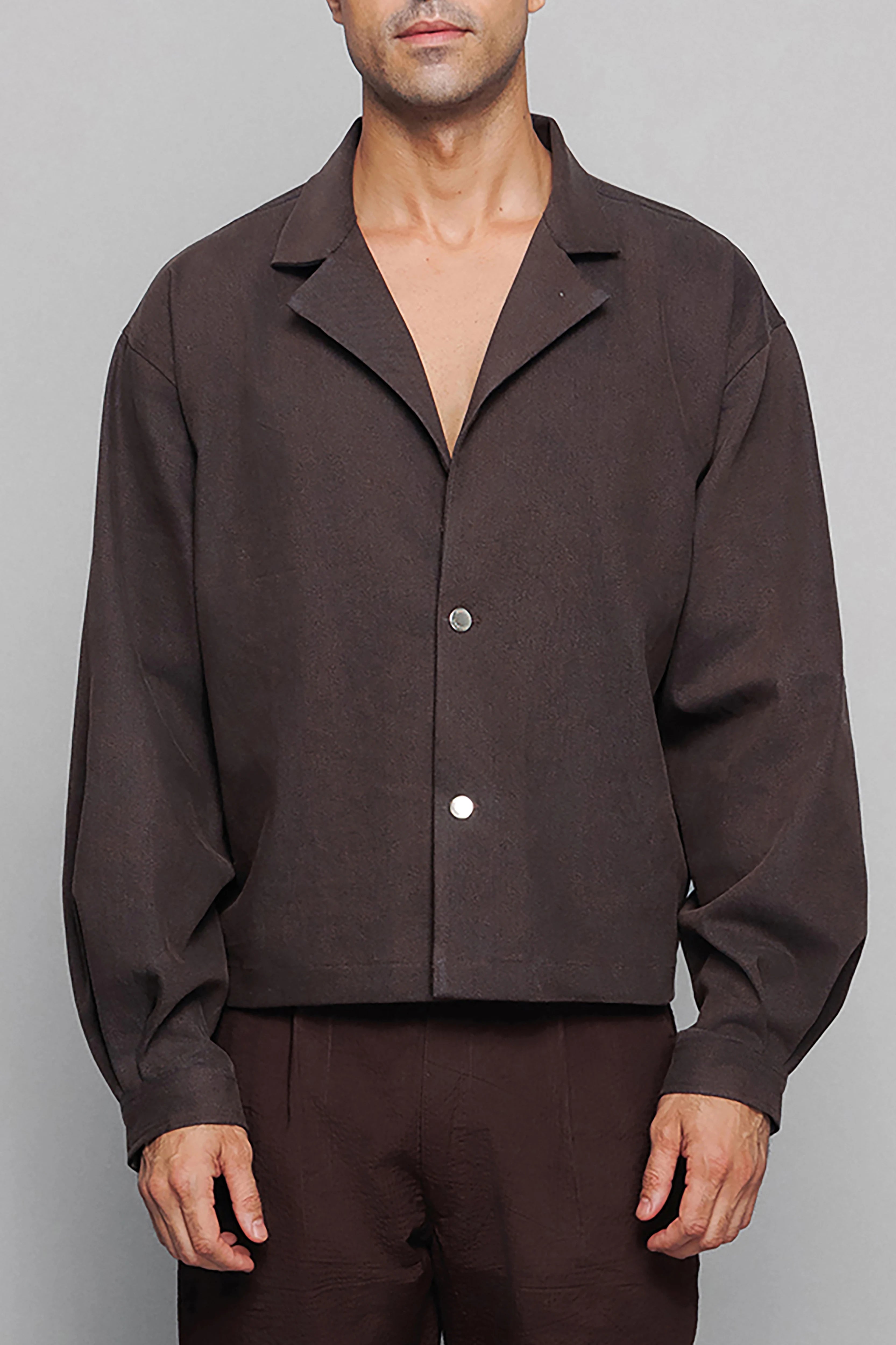 Collared Denim Shacket