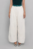 Ivory Tuck Pants