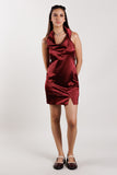 Merlot mini dress