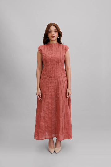 Peachy Cord Dress