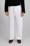 Ivory Pleated Pants