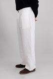 Ivory Pleated Pants