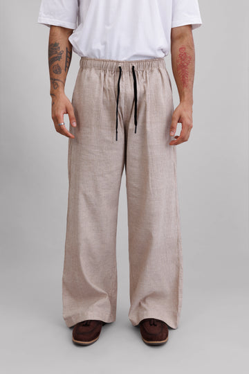 Khaki Pinstripe Pants