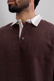 Striped Collar Pullover