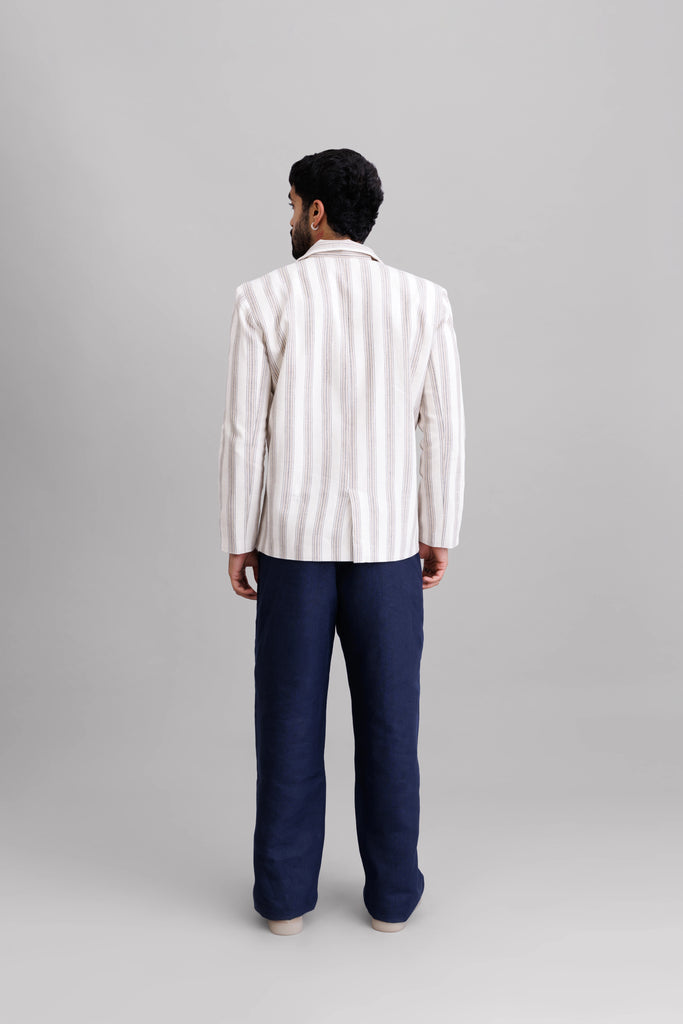 Pinstripe Ivory Blazer