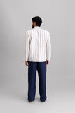 Pinstripe Ivory Blazer