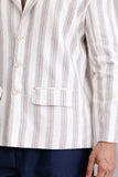 Pinstripe Ivory Blazer