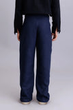 Indigo Pleated Pants
