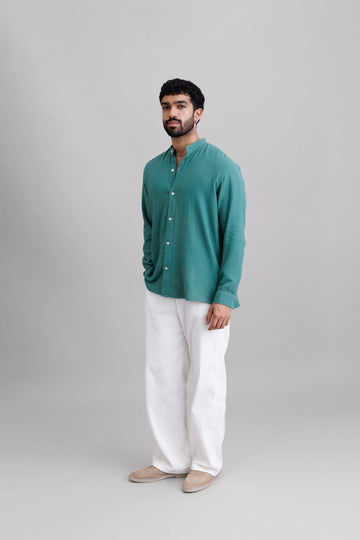Aqua Green Soft Shirt