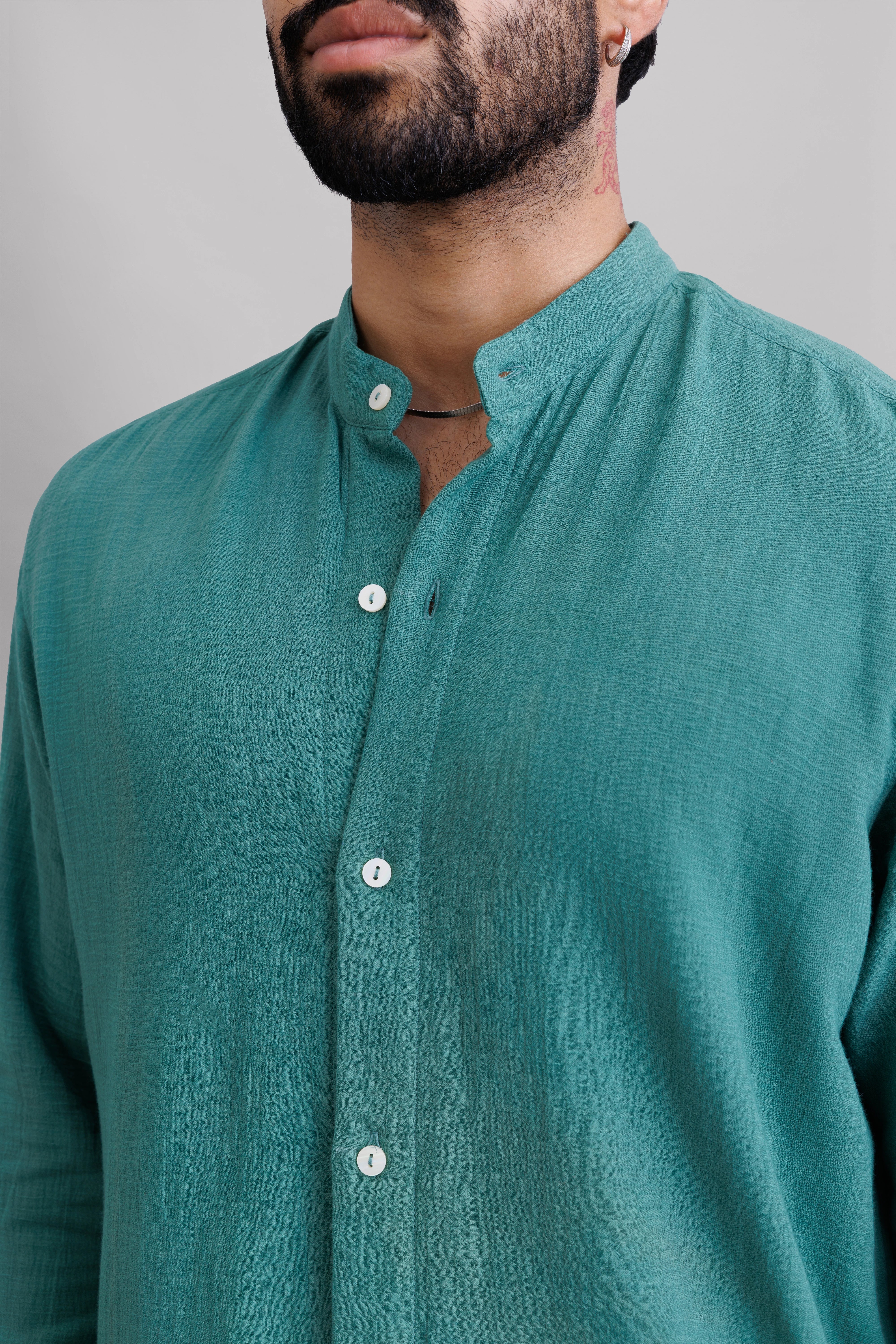 Aqua Green Soft Shirt