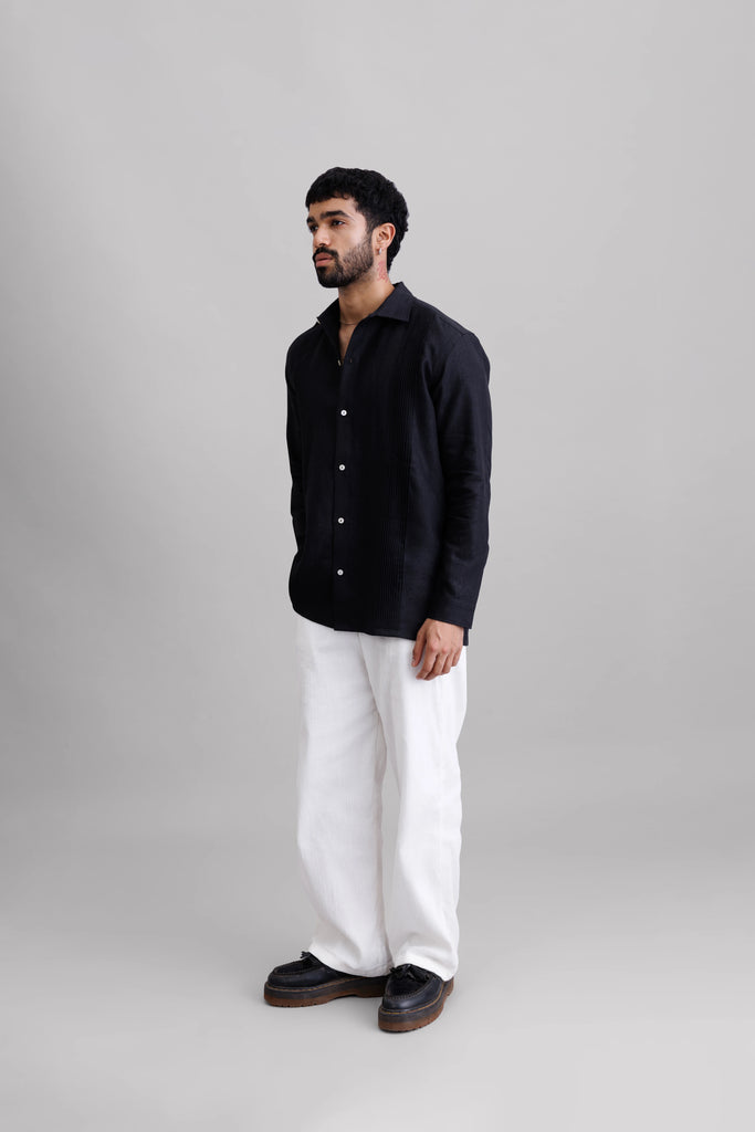 Black Tuck Shirt