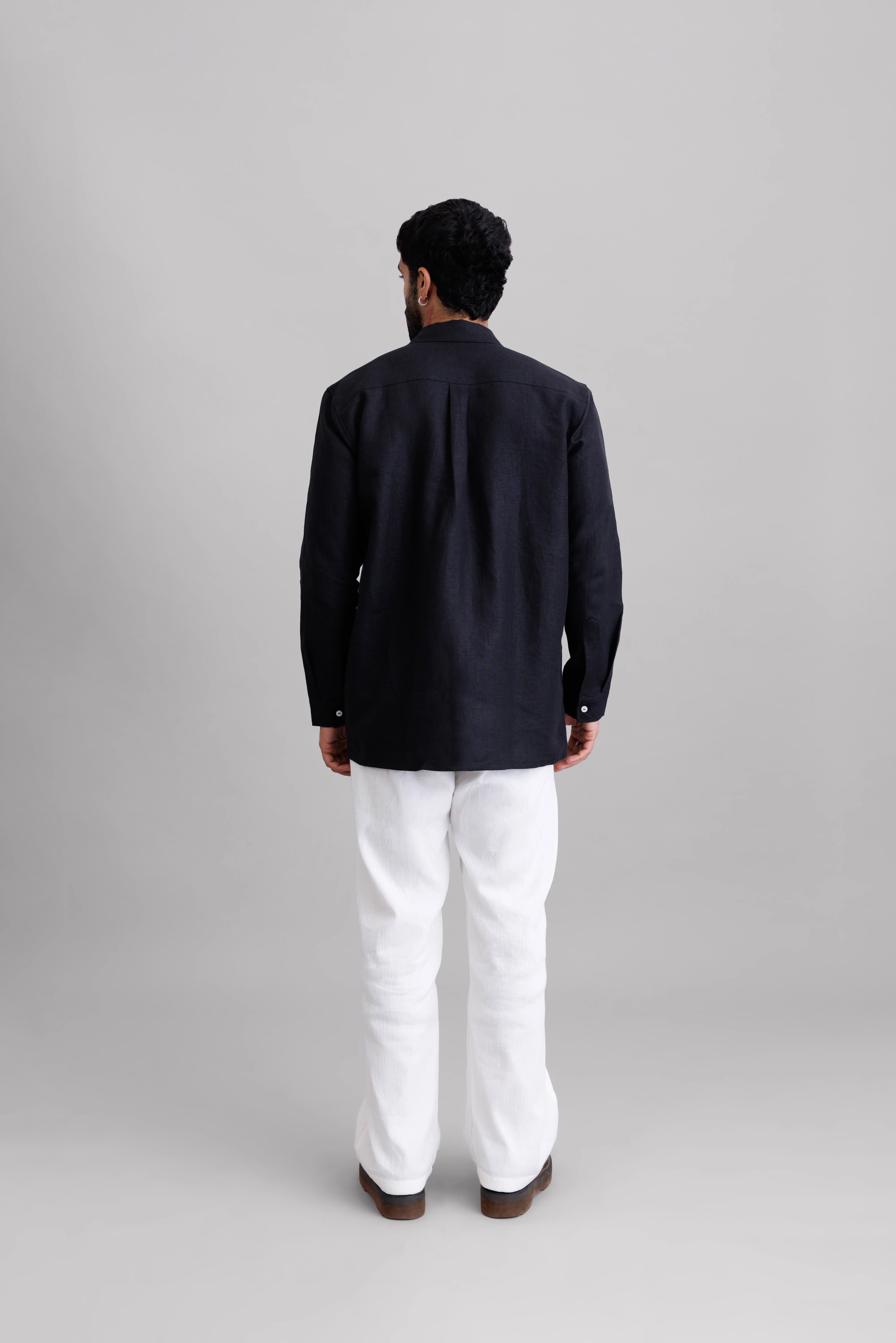 Black Tuck Shirt