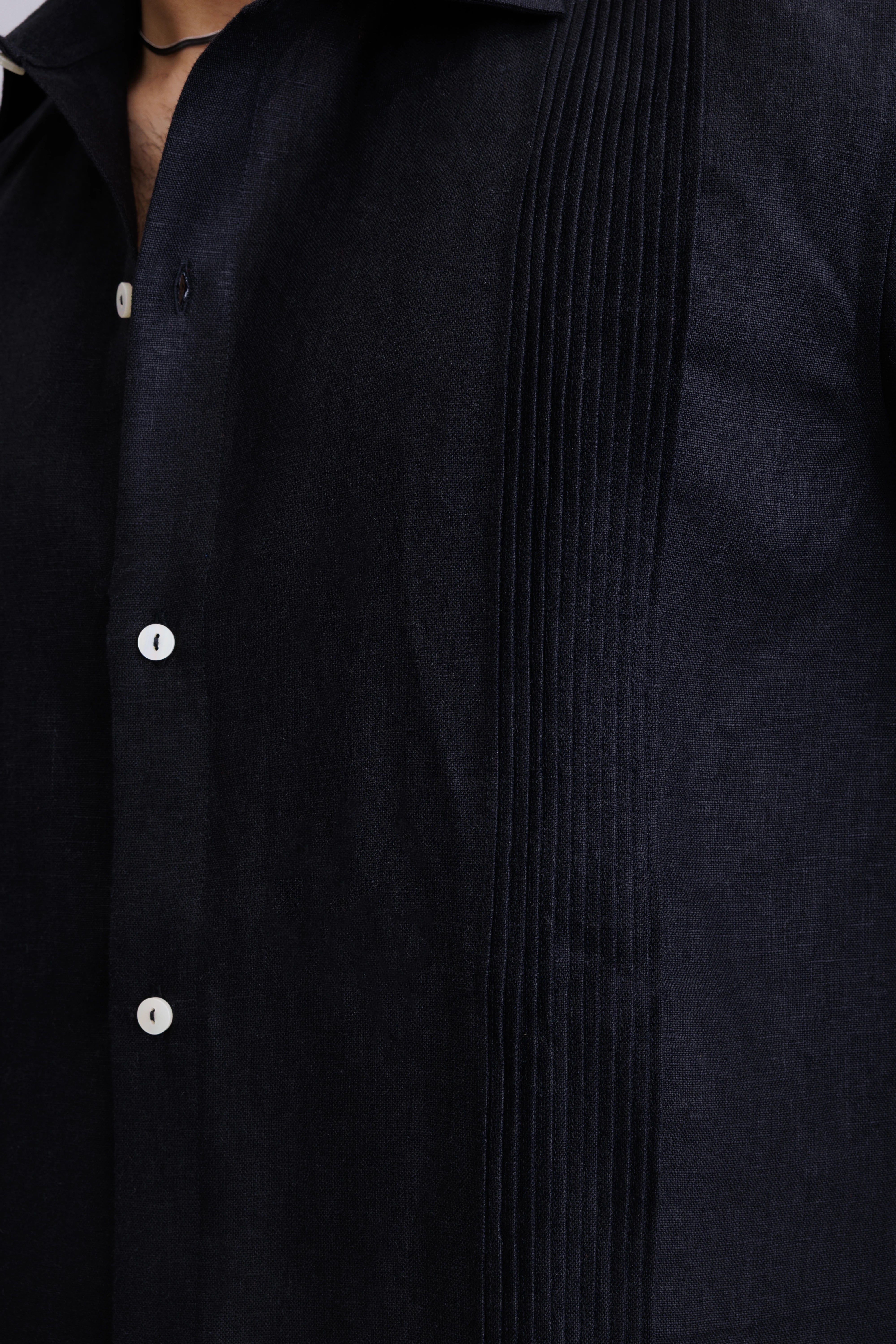 Black Tuck Shirt