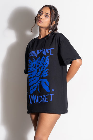 Black Mindset Oversized Tshirt