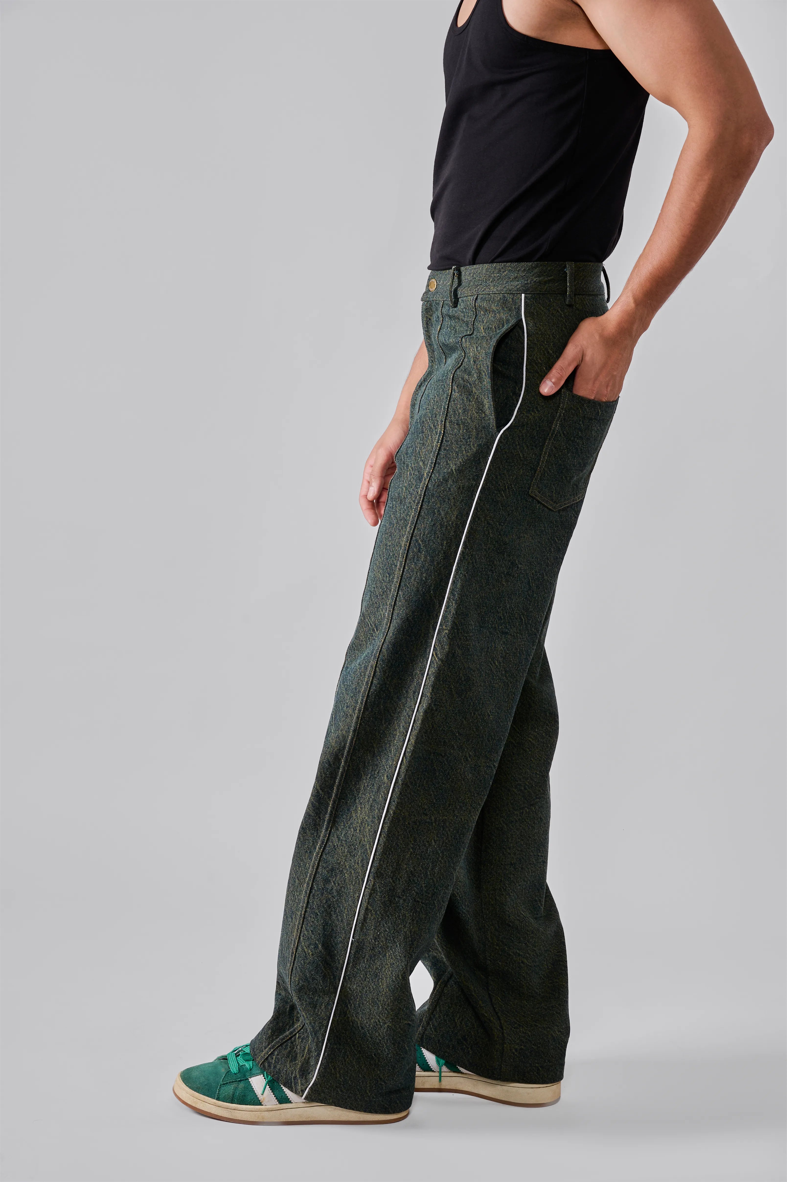 Shaded Detailed Pants