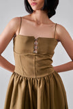 Khaki Hook Dress