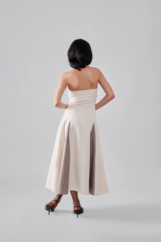 Eye Panelled Tube Dress