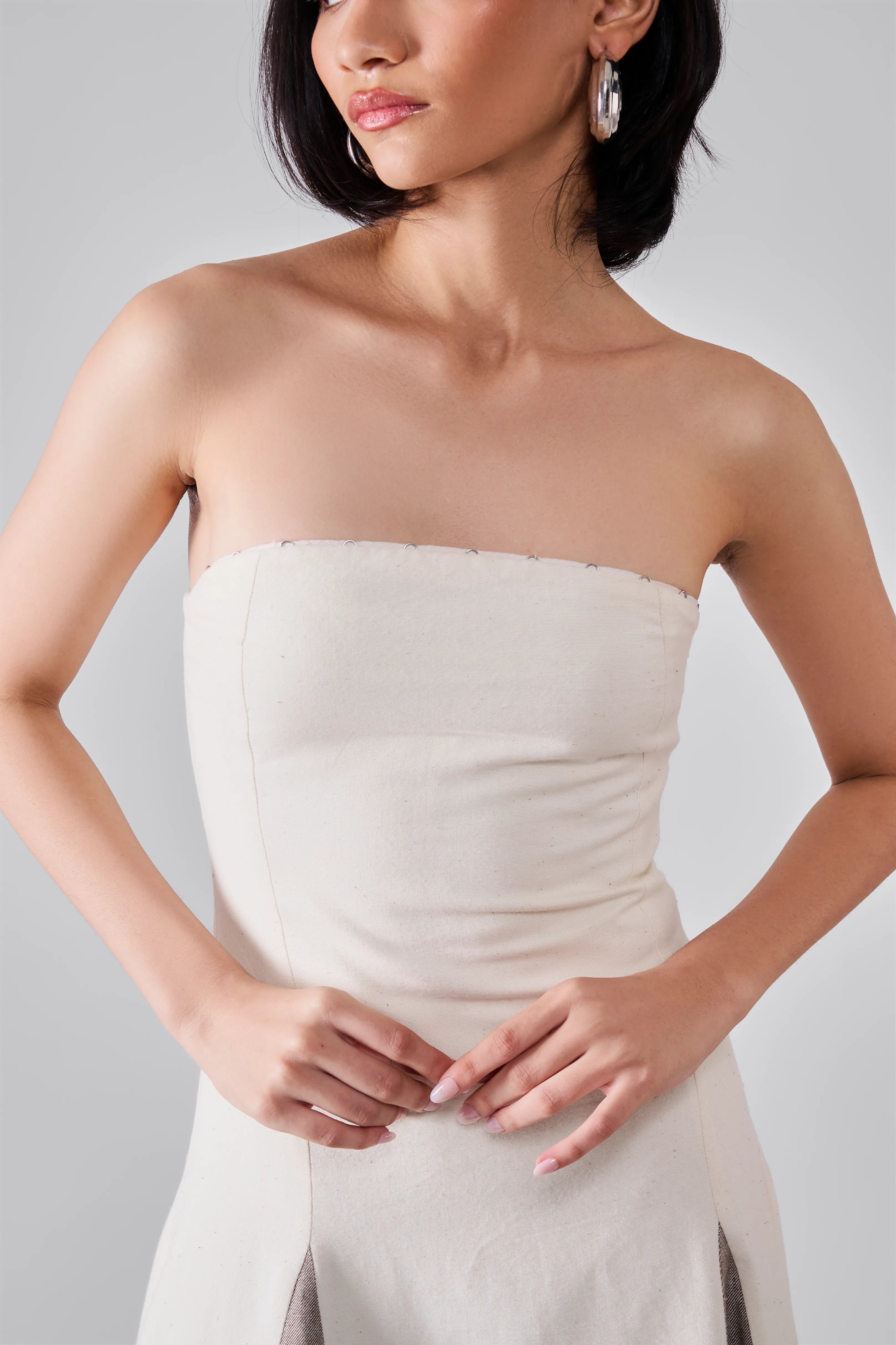 Eye Panelled Tube Dress