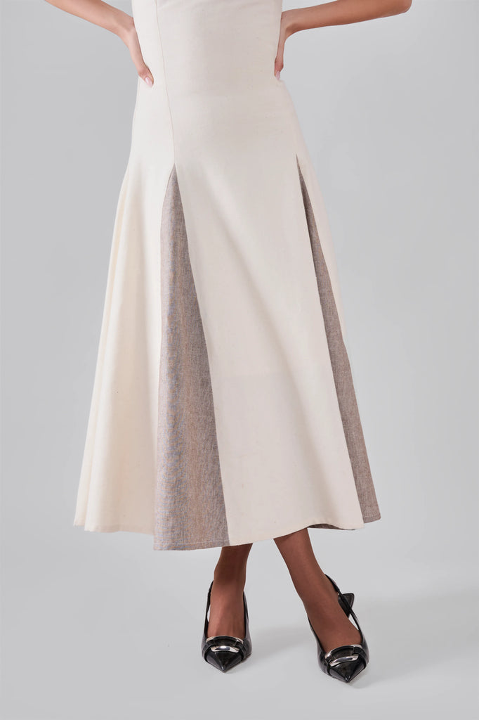 Eye Panelled Tube Dress