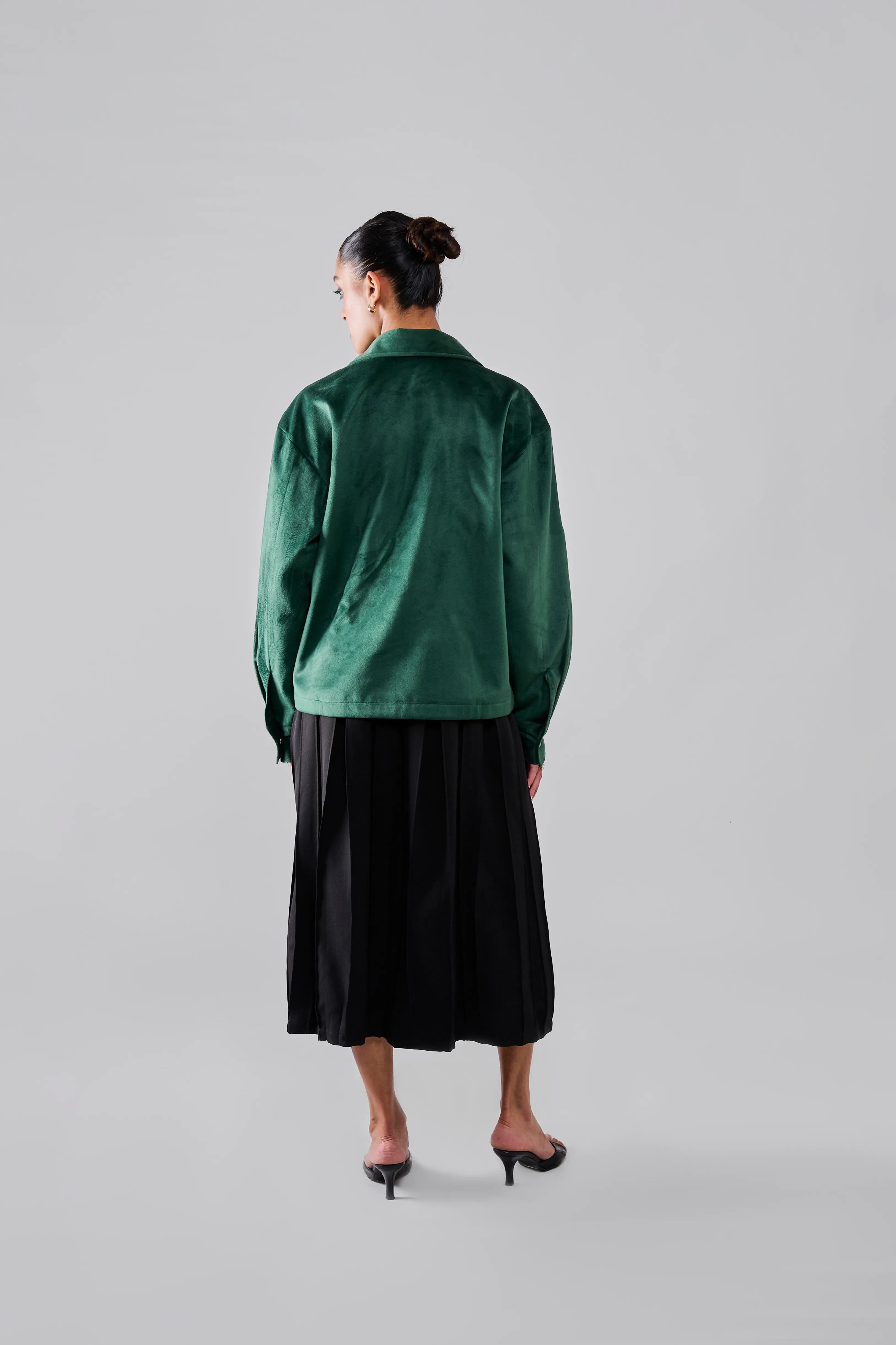 Nocturne Green Petal Jacket