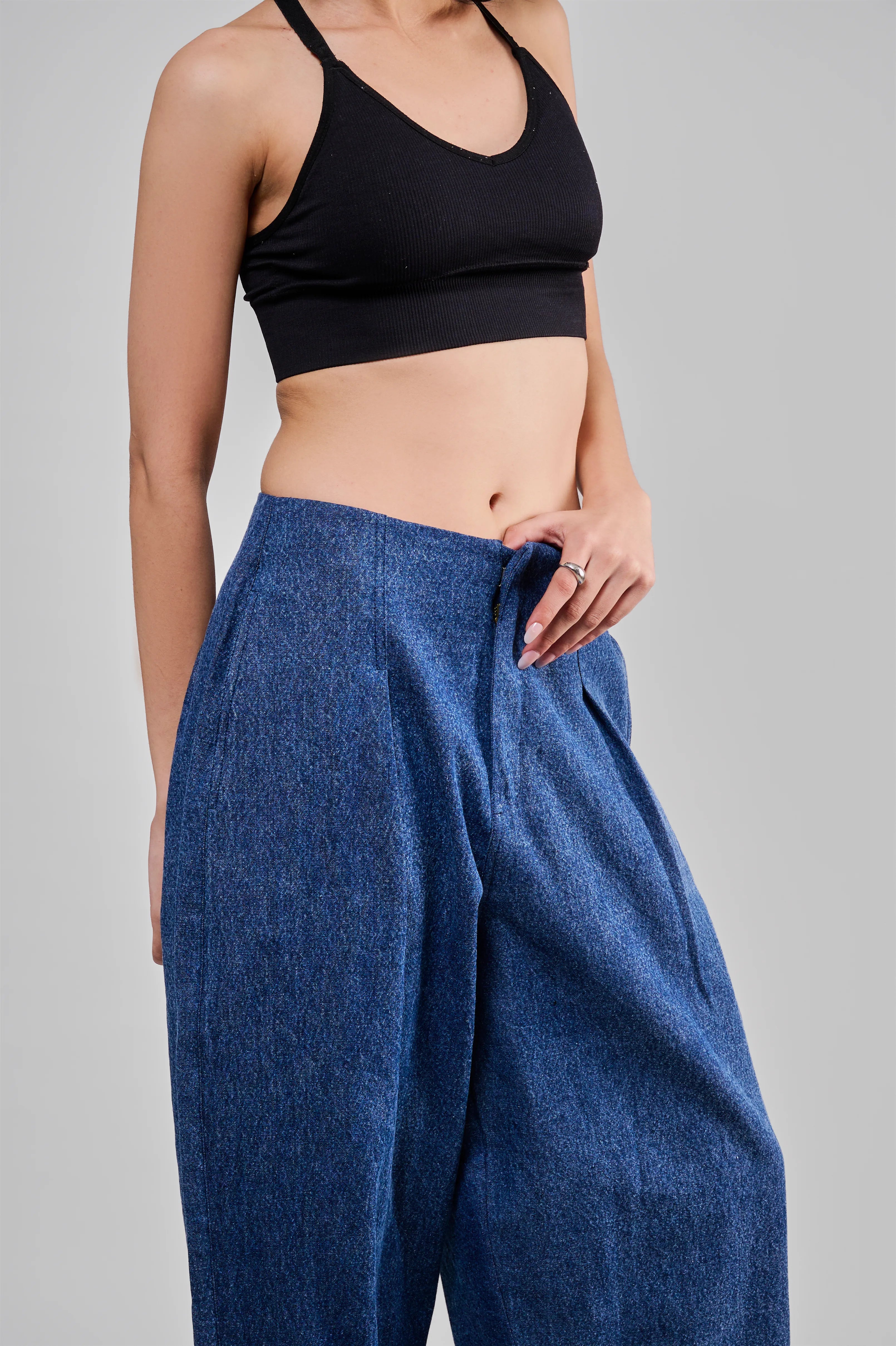 Baggy Pleated Pants