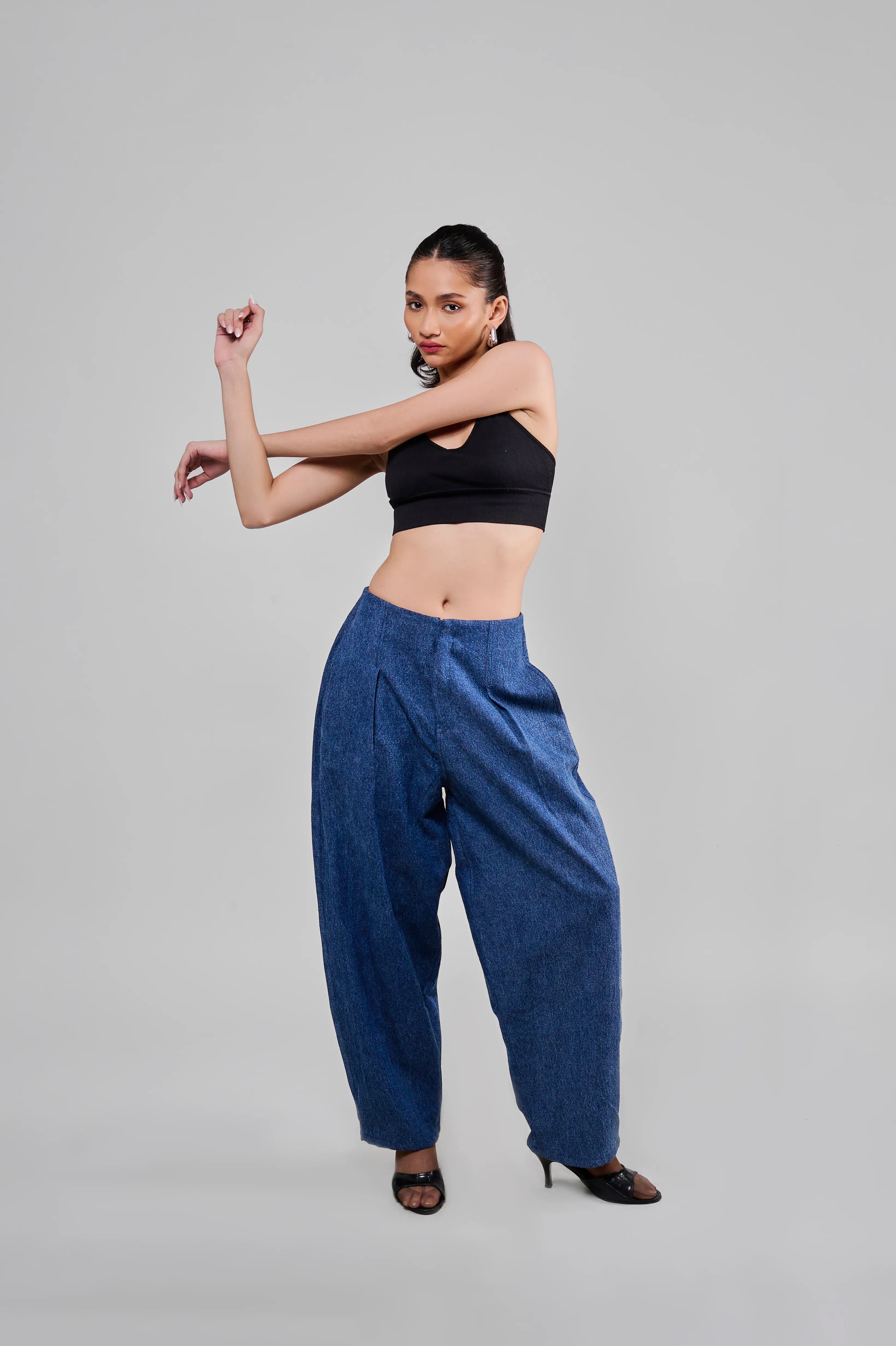 Baggy Pleated Pants