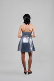 Smock Metalic Mini Dress