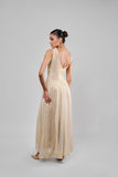 Gold Pleated Dress