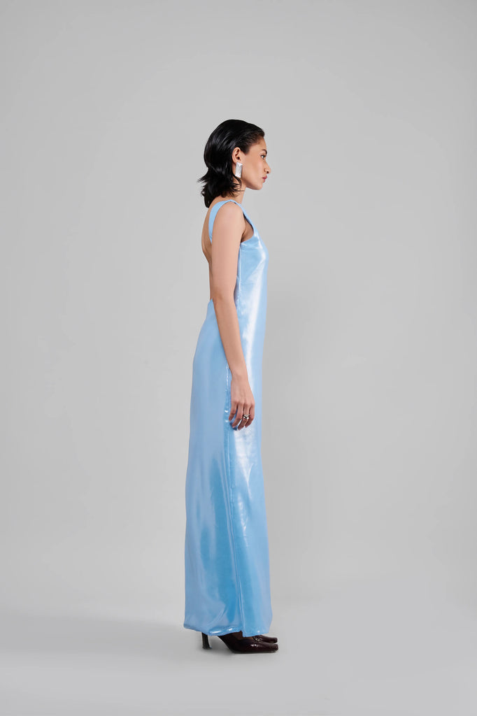 Ice Blue Glam Dress