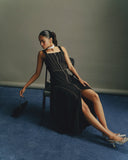 Jet Black Zip Dress