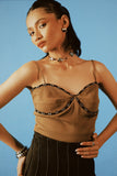 Studded Arc Top