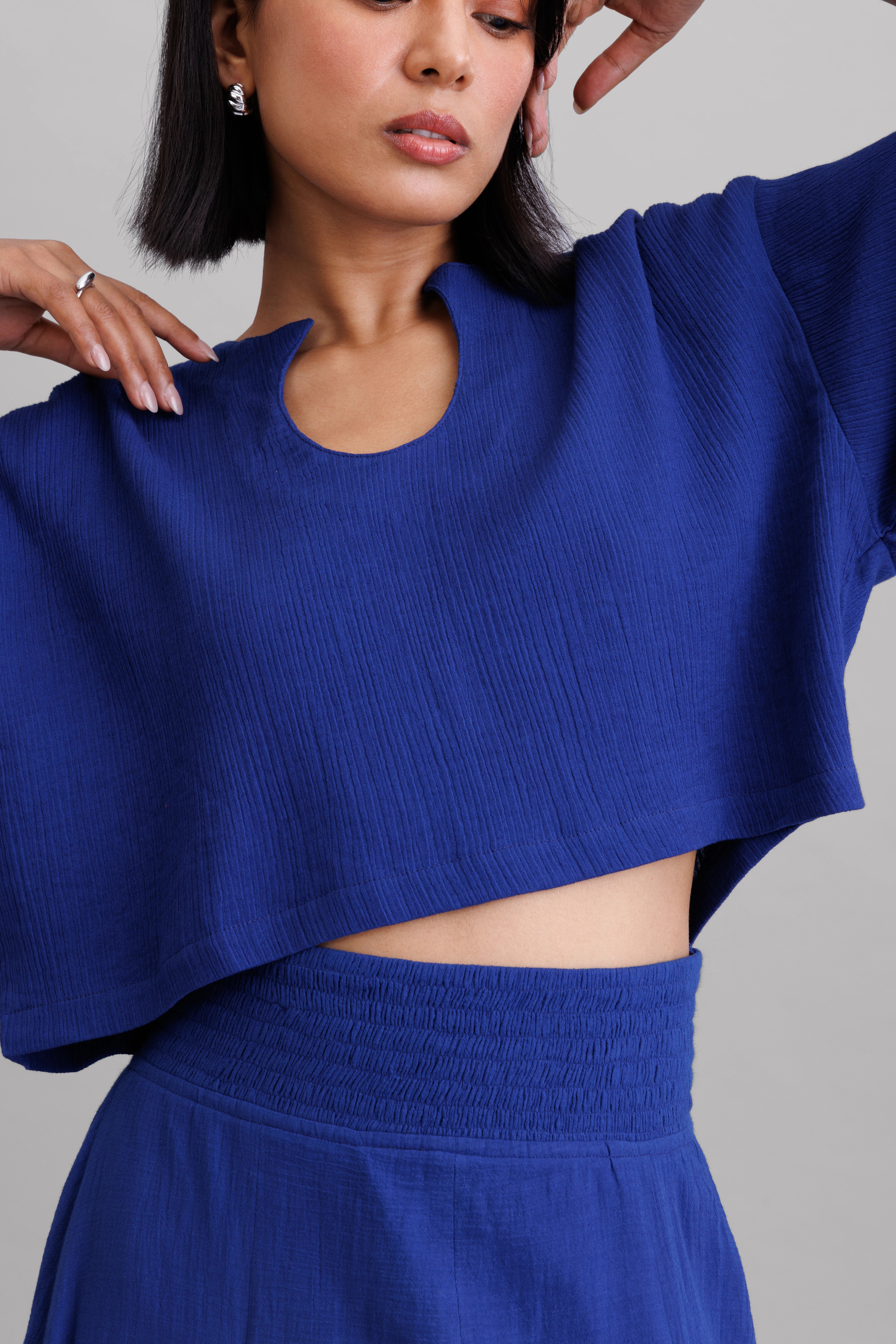 Victoria Wrinkled Top - Skirt