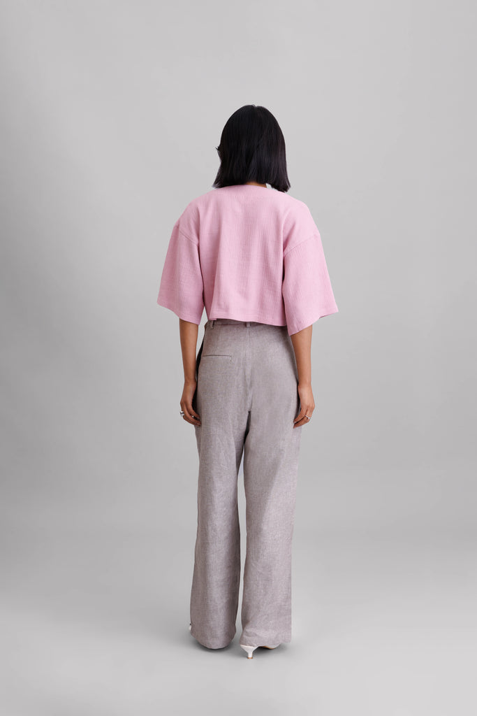 Cherry Blossom Wrinkled Top