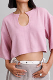Cherry Blossom Wrinkled Top
