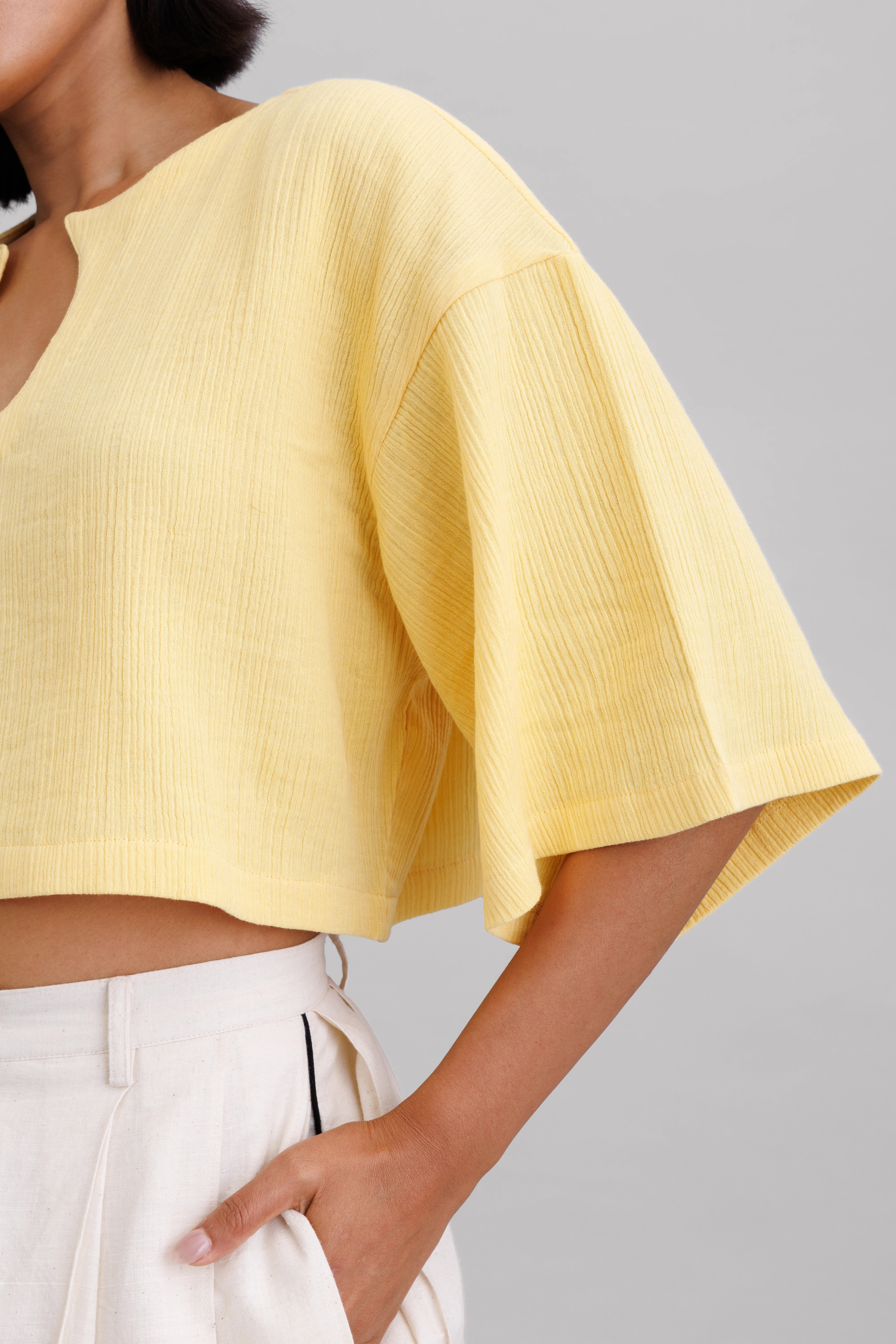 Sunflower Wrinkled Top