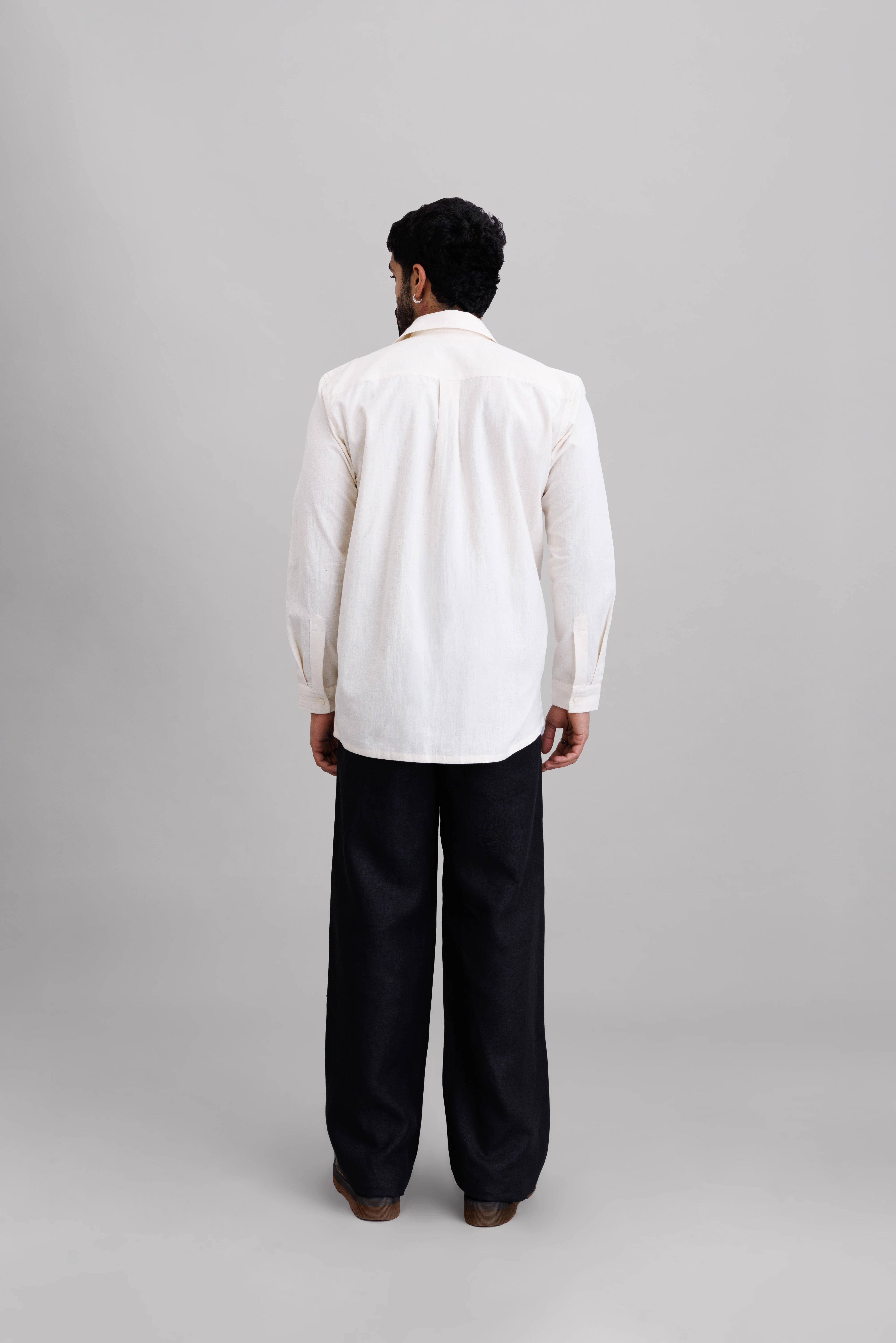 Ivory Pintuck Shirt