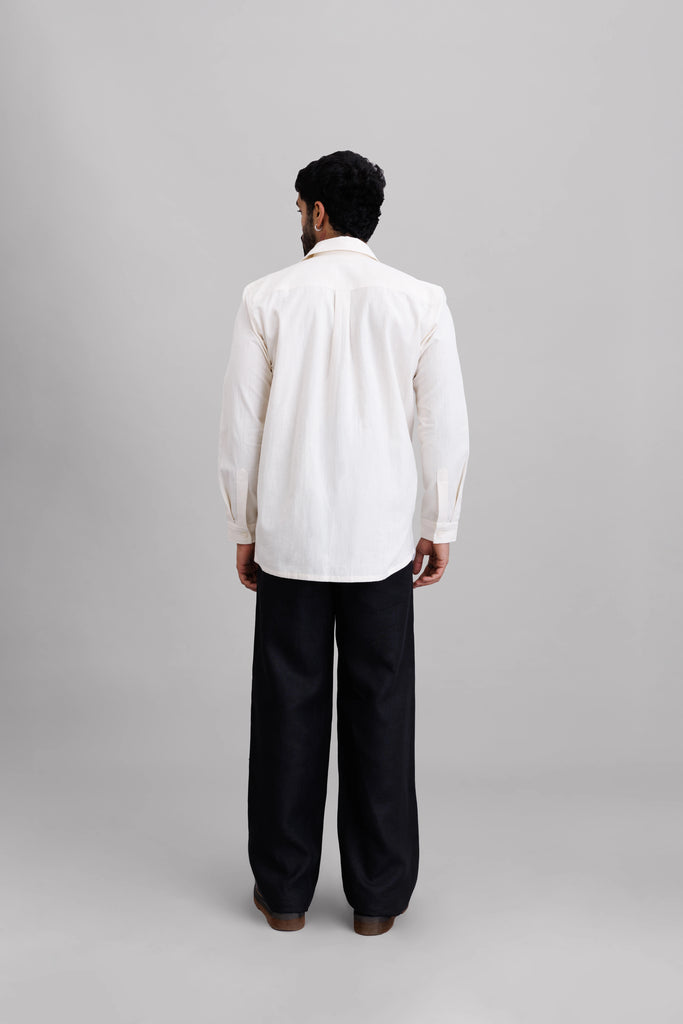 Ivory Pintuck Shirt