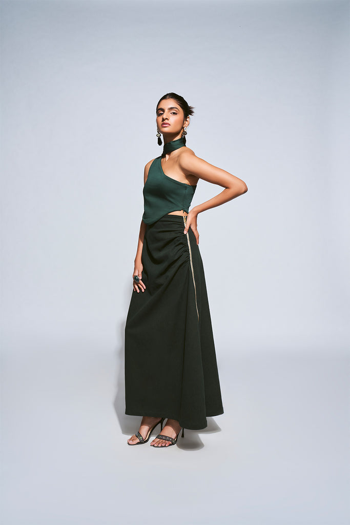 Evergreen Zip Skirt