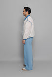 Denim Highlighted Jacquard Jacket