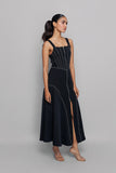 Jet Black Zip Dress
