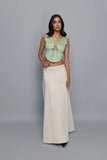 Ivory Pocket Skirt