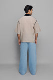 Collared Zip Box Tee