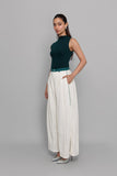 Ivory Tuck Pants